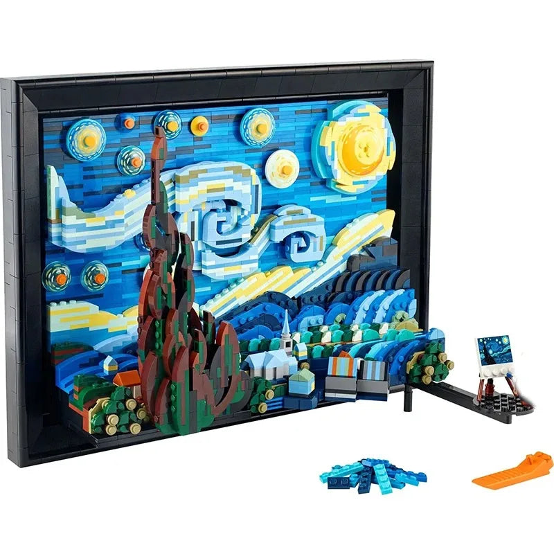 Vincent Van Gogh The Starry Night Gemälde Bau-Set