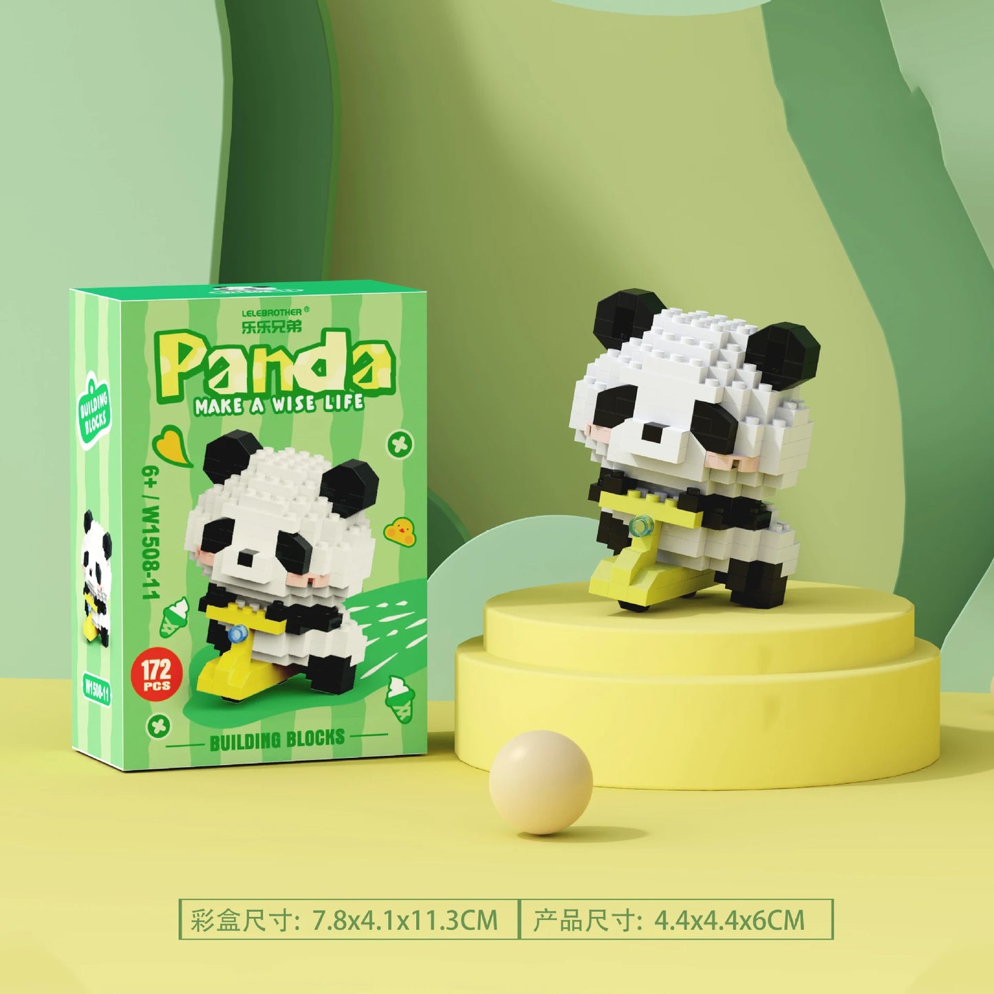 Panda Bausteine-Set