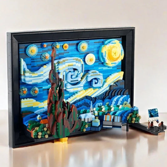 Vincent Van Gogh The Starry Night Gemälde Bau-Set